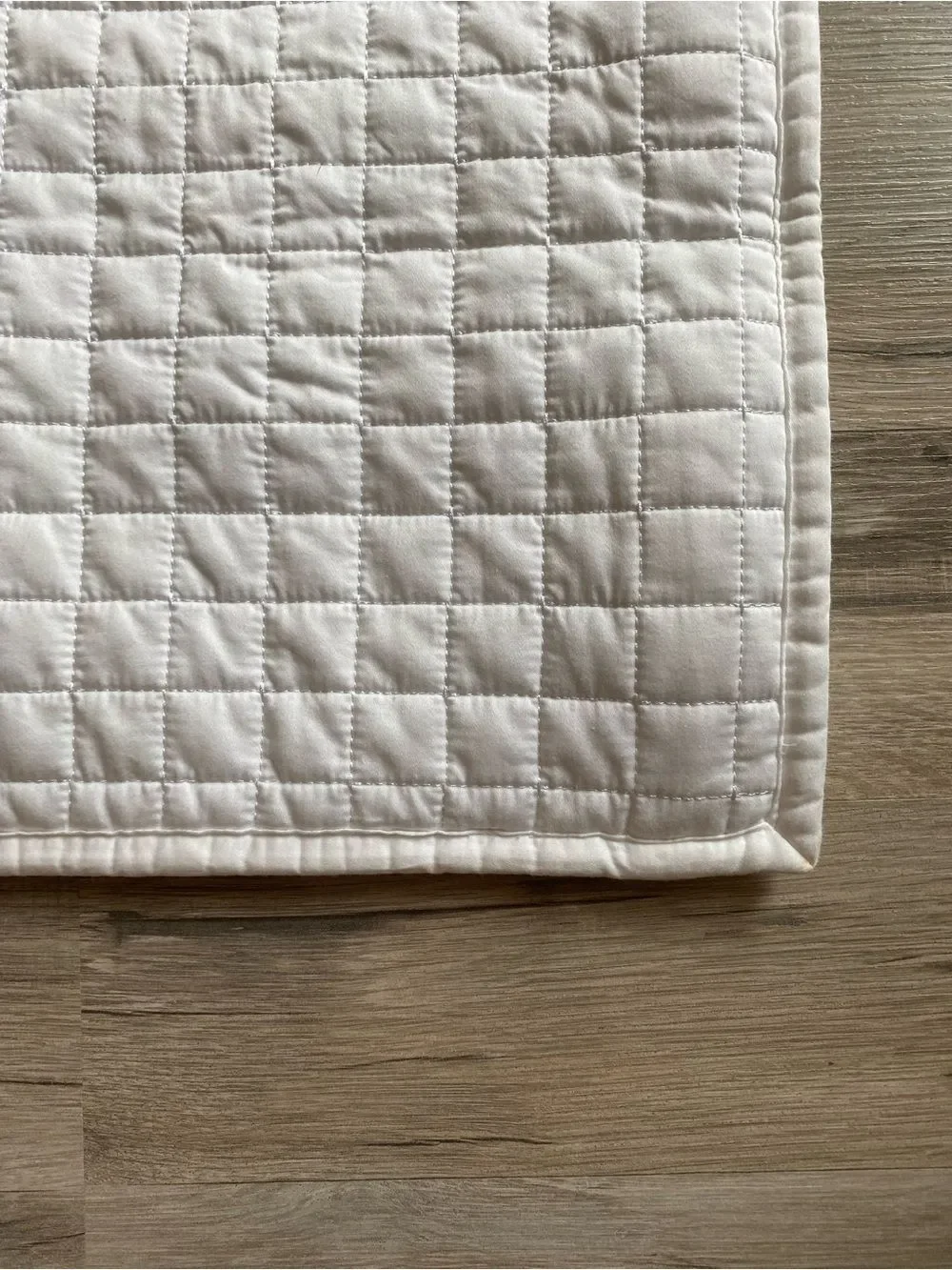 Hotel Collection Quilted White Pillow Sham